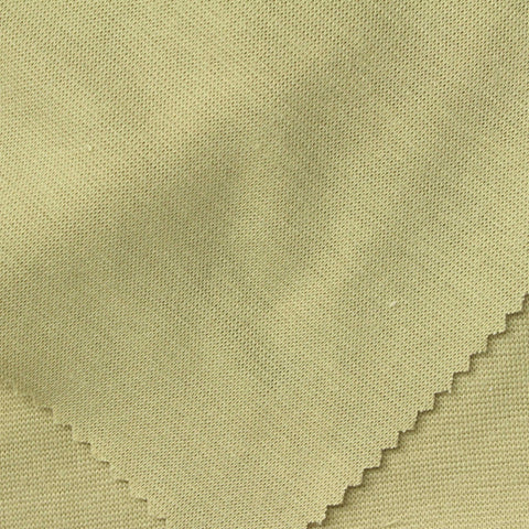 Polyester Viscose Stretch Ponte Knit Fabric, 310 gsm, 160 cm — Khaki