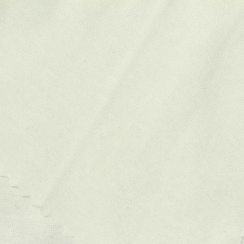 Cotton Viscose Stretch Rib Knit Fabric, 100 gsm, 155 cm — White