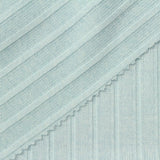 Polyester Stretch Rib Knit Fabric, 210 gsm, 160 cm — Blue — photo 1