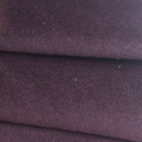 Dark Purple Marl Knit, Polyester, 470 gsm