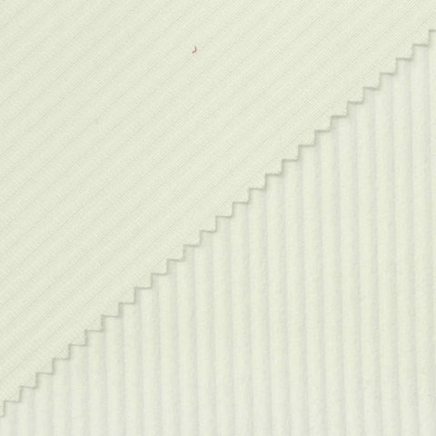 100% Polyester Corduroy Fabric, 180 gsm, 150 cm — White, ref EF-268518