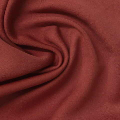 100% Polyester Linen-Look Fabric, 180 gsm, 160 cm — Red