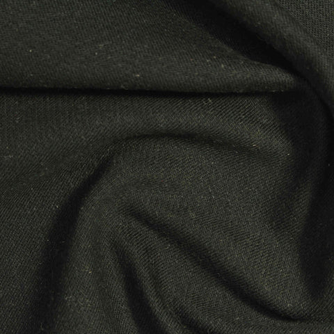 Cotton Stretch French Terry Fabric, 320 gsm, 170 cm — Green
