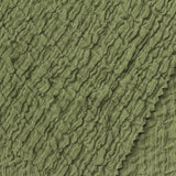 Polyester Stretch Crepe Fabric, 200 gsm, 150 cm — Green — photo 1