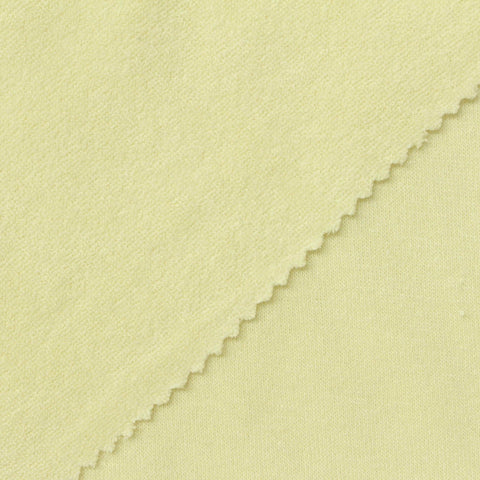 Polyester Viscose French Terry Fabric, 240 gsm, 170 cm — Beige
