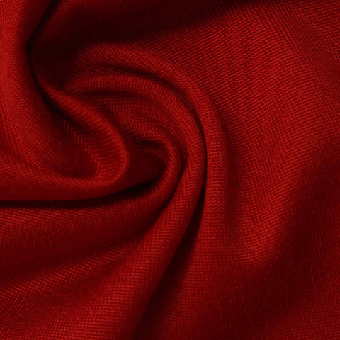 Cotton Viscose Jersey Knit Fabric, 230 gsm, 170 cm — Red, ref EF-227481