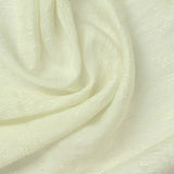 Jacquard Viscose Nylon Woven Fabric, 95 gsm, 137 cm — White — photo 1