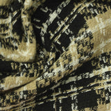 Black Plaid Bouclé, Polyester, 300 gsm — photo 1