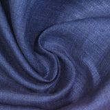 Dark Blue Heathered-Marl Woven, Linen — photo 1