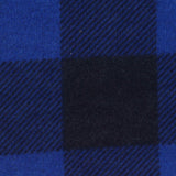 Blue Check Interlock Knit, Polyester, 250 gsm — photo 1