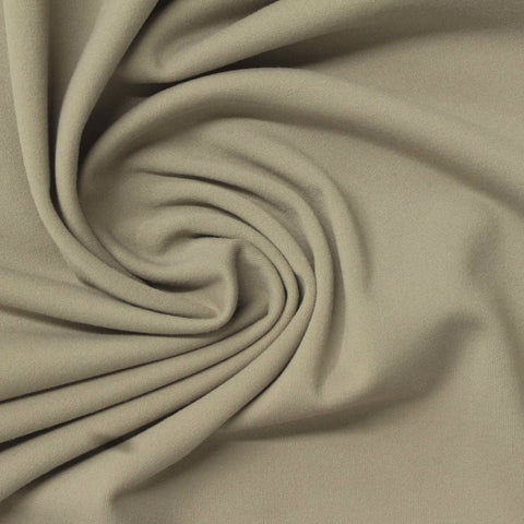 Nylon Stretch Interlock Knit Fabric, 250 gsm, 135 cm — Khaki