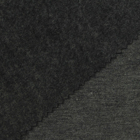 Dark Grey Marl French Terry, Poly-Viscose, 220 gsm, 160 cm