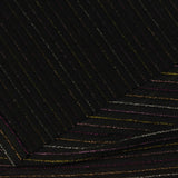 Silver Horizontal-Stripe Knit, Nylon, 155 gsm — photo 1