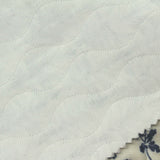 Dark Blue Floral Jacquard, Polyester, 390 gsm — photo 1