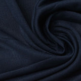 Navy Tone-on-Tone Square Interlock Knit, Polyester — photo 1