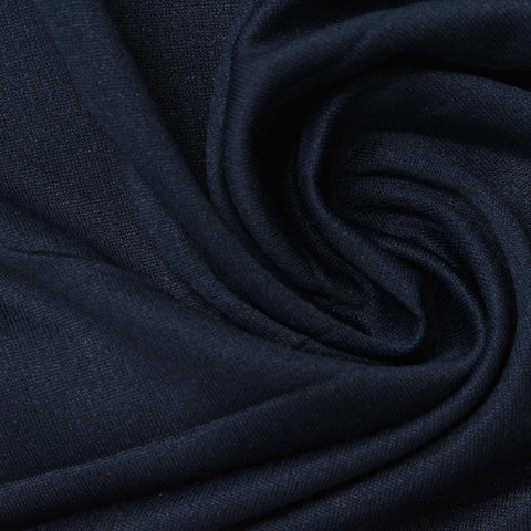 Navy Tone-on-Tone Square Interlock Knit, Polyester