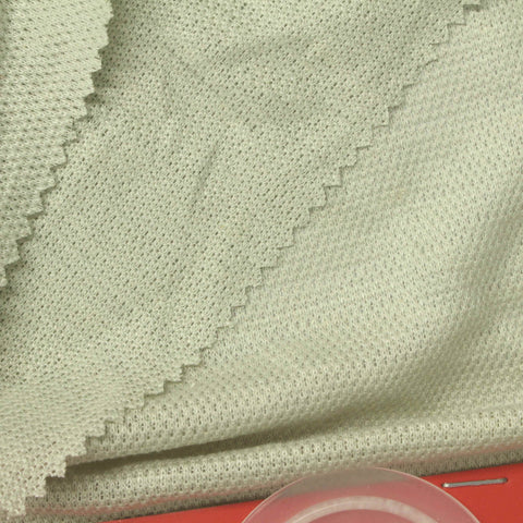 100% Linen Piqué Knit Fabric, 210 gsm — Khaki