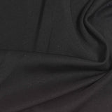 Polyester Tencel Lyocell Stretch Scuba Knit Fabric, 250 gsm, 165 cm — Black — photo 1