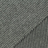 Dark Grey Geometric Interlock Knit, Polyester — photo 1