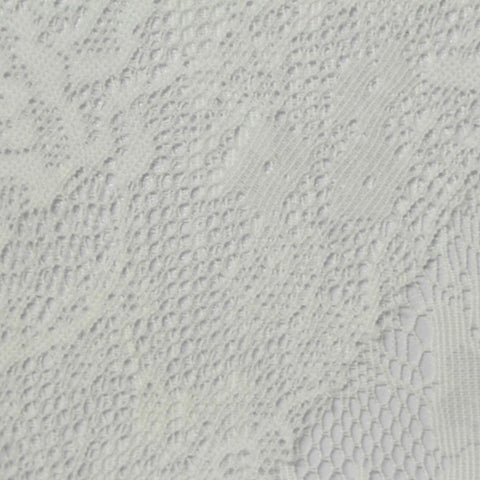 White Floral Lace, Polyester