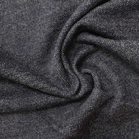 Dark Grey Marl French Terry, Cotton-Viscose