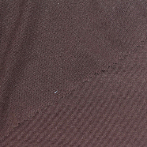 Viscose Stretch Jersey Knit Fabric, 145 gsm — Brown