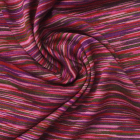 100% Silk Jersey Knit Fabric, 120 gsm, 140 cm — Multi
