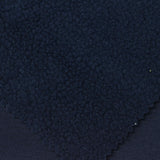 Polyester Cotton Sherpa Fleece Fabric, 360 gsm, 175 cm — Navy — photo 1
