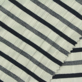 Dark Blue Stripes Rib Knit — photo 1