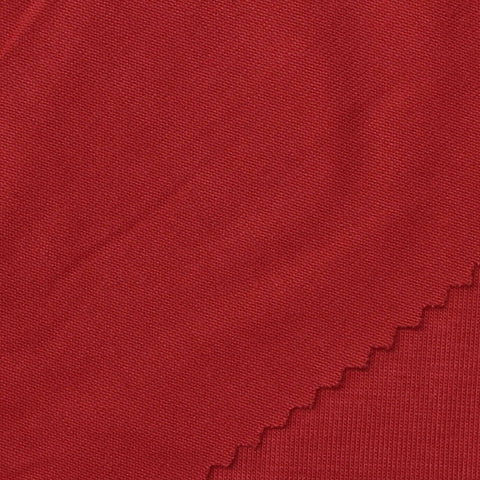Deep Red Jersey Knit, Viscose