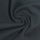 100% Cotton Rib Knit Fabric, 370 gsm, 114 cm — Navy — photo 1