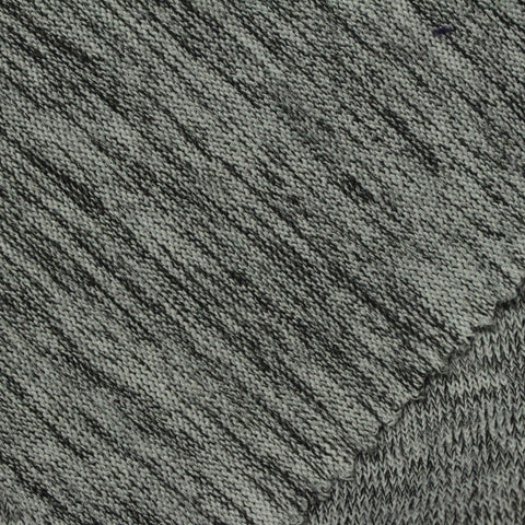Black Marl Jersey Knit, Viscose-Poly, 225 gsm