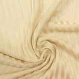 Khaki Vertical-Stripe Rib Knit, Polyester, 144 gsm — photo 1