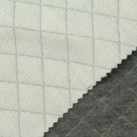 Grey Diamond Jacquard, Polyester, 230 gsm