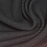 Polyester Stretch Knit Fabric, 270 gsm, 135 cm — Black — photo 1
