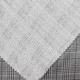 Black Plaid Knit, Polyester, 190 gsm, 135 cm — photo 1