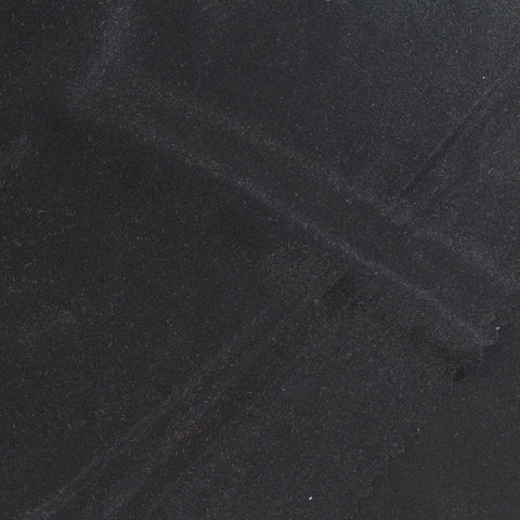 Nylon Stretch Interlock Knit Fabric, 85 gsm, 170 cm — Black