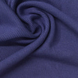 Viscose Stretch Rib Knit Fabric, 280 gsm, 130 cm — Navy, ref EF-265468 — photo 1
