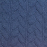 Blue Chevron Scuba Knit, Polyester — photo 1