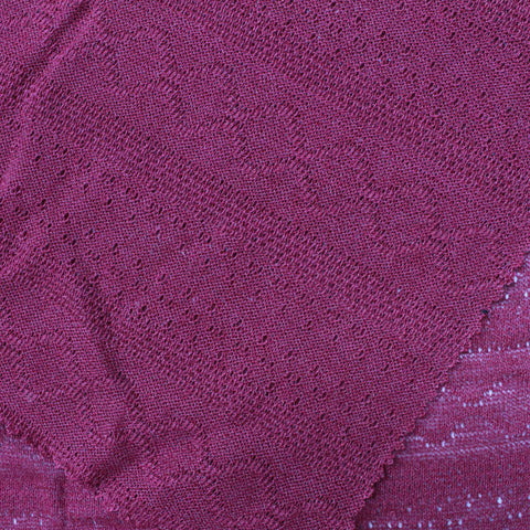 Magenta Dots Jacquard, Viscose-Nylon