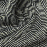 Grey Chevron Knit, Polyester — photo 1
