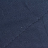 Cotton Polyester Stretch Rib Knit Fabric, 235 gsm, 168 cm — Navy — photo 1
