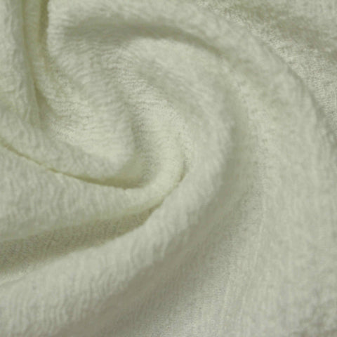 Polyester Stretch Crepe Fabric, 165 gsm, 146 cm — Grey