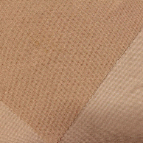 Polyester Stretch Piqué Knit Fabric, 125 gsm, 165 cm — Beige