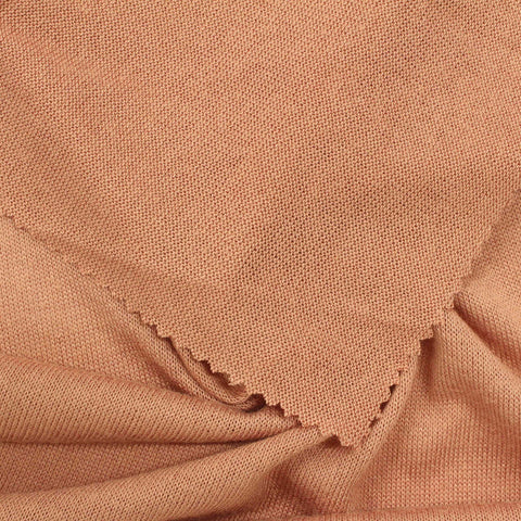 Viscose Polyester Stretch Chunky Knit Fabric, 170 gsm, 142 cm — Orange
