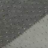 Fine Dotted 100% Polyester Knit Fabric, 40 gsm, 150 cm — Black — photo 1