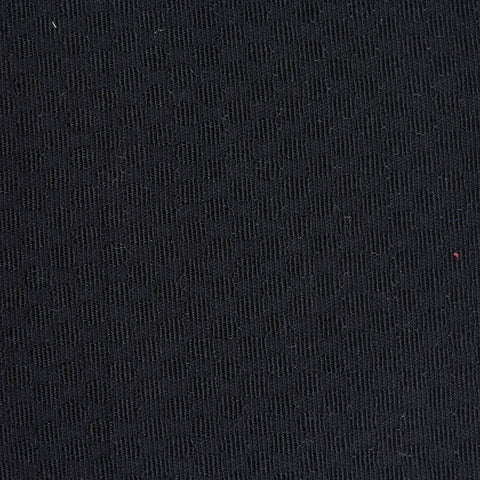 Black Tone-on-Tone Dot Jacquard, Poly-Cotton