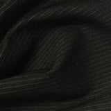 Black Horizontal-Stripe Bengaline, Poly-Viscose — photo 1
