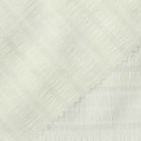 Off-White Horizontal-Stripe Crepe, Polyester — photo 1