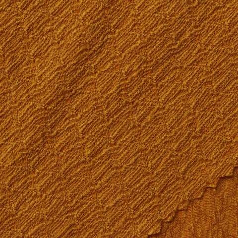 Orange Tone-on-Tone Crepe, Polyester